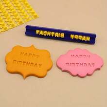 Arte em cerâmica, alfabeto, número, letra, argila de polímero, ferramenta, prensador, relevo, molde, vedação, faça você mesmo, relevo, argila de cerâmica, ferramentas de haste sólida