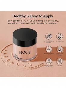 NOCIS 11件套浸粉美甲套装 - 裸色和闪粉亚克力浸粉系统，含底胶、激活剂和封层 - 无香型，亚克力材质，无需电源 - 法式美甲沙龙礼品套装，亚克力按压式美甲片 - 彩色 - 查看 6