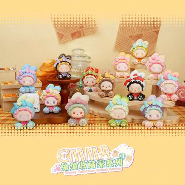 1pc Random Style Anime Rabbit Carnival Figurine, Elegant Desktop Decor Combining Carnival Theme And Cute Rabbit, Beautiful Gift For Friends And Family To Create A Peaceful And Relaxing Living Space