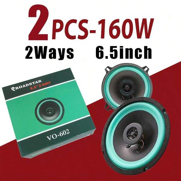 2pcs 4/5/6.5Inch Car Speakers HiFi Coaxial Car Subwoofer Universal Automotive Audio Music Full Range Frequency Car Stereo Speake