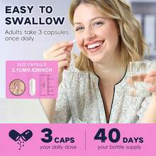 TOTARIA Inositol Supplement - Myo-Inositol & D-Chiro Inositol Capules Plus Vitamin D3, Folate, Ideal 40:1 Ratio - Hormonal Balance For Women & Ovarian* Support, 120 Caps - unflavored - 查看 8