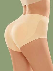 Women's Sexy Tummy Control Lift Butt Padded Shapewear Pants, Seamless Waist Slimming Peach Butt Leggings