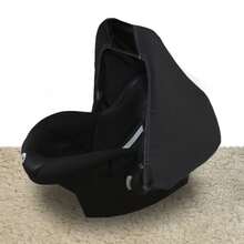 Universal Baby Car Seat Canopy For Girls And Boys - 黑色 - 查看 2