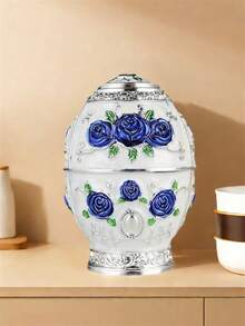 1pc Nordic Automatic Push Type Toothpick Box, Home Creative Toothpick Rack, Fashionable High-End Toothpick Rack In Hotel And Restaurant, Automatic Intelligent Toothpick Dispenser, Toothpick Storage Box, Kitchen And Dining Table Supplies - White - View 10