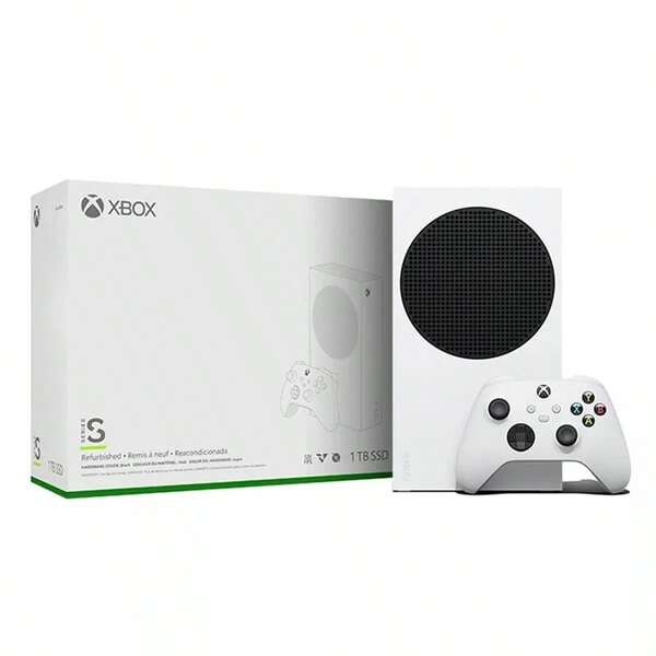  Consola de videojuegos Microsoft Xbox Series S de 1 TB - Blanca (Reacondicionada certificada por Microsoft)