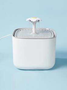 PETSIN Distribuitor automat de apă pentru animale de companie de 3L/101,5 OZ/0,8 galoane cu 2 bucăți de filtre de schimb, fântână de apă potabilă liniștită de mare capacitate pentru pisici și câini mici până la mijlocii - Multicolor - Vizualizare 4