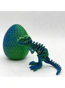 1 件 3D 打印霸王龙恐龙蛋全关节可动动物模型玩具、恐龙玩具、家居装饰品、生日礼物、复活节礼物、礼物、玩具 - 彩色 - 查看 7