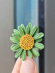 1 chiếc trâm cài áo thời trang hoa cúc nhỏ tráng men cổ điển nhiều màu, thích hợp cho quần áo, tiệc tùng, quà tặng đám cưới - Nhiều màu - Xem 15