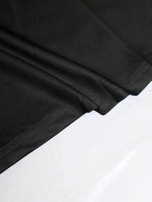 跨境欧美时尚女士修身印花长裤 - 黑色 - 查看 4