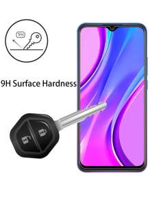 3片装钢化玻璃屏幕保护膜，兼容三星Galaxy A54 / A13 / A34 / A12 / A53 / A14 / A71 / A52 / A23 / A32 / A73 / A50 / A33 / A22 5G及类似型号，高清、无气泡、防刮花 - 無色 - 查看 2