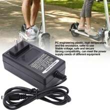Lithium Battery Charger 29.4V 1A Power Supply Adapters Electronic Scooter Charger Support AC50/60HZ Output Intelligent Protection For Battery Charging