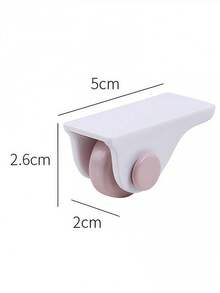 1/2pcs [ Durable Sticky Pulleys Wheels] 4pcs/Set Sticky Pulleys For School And Home - Easy To Use And Durable Castor Wheels For Storage And Transportation - Multicolor - View 12