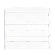 HOHOBLA Acrylic Display Case Countertop Bakery Display Case Cookie Candy Display Shelves Cabinet Showcase For Cupcake Donut Bakery ,Figure Display Case For Collectibles (3 Tiers) [Wonderful Gift For Family&Friends] - Clear - View 10