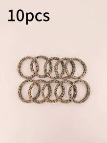 5条高弹力豹纹发圈，女士复古发绳马尾辫发饰发圈马尾辫发绳，橡皮筋，动物纹头饰 - 多色 - 查看 13