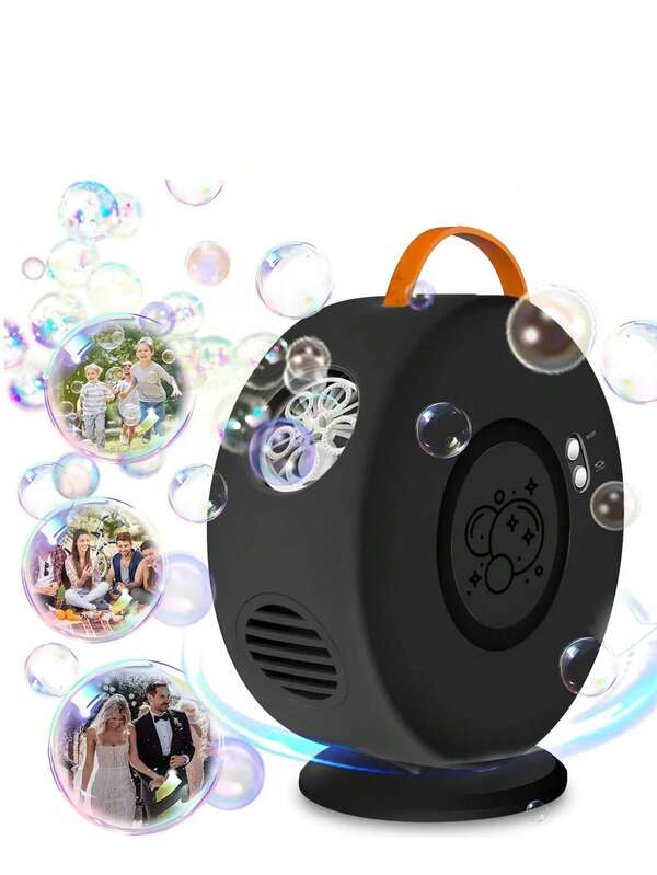 Máquina De Burbujas Automática Recargable Giratorio