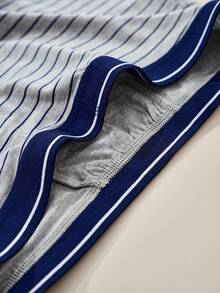 4pcs/Pack Random Men's Underwear, Men's Loose Fit Boxer Briefs, Soft & Comfortable - Multicolor - View 7