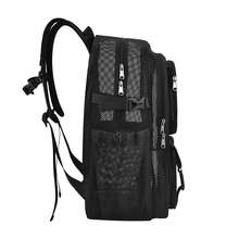 Mesh Backpack 36L Large Heavy Duty Casual Daypack For School And Outdoor Activities With Inner Laptop Compartment, Durable Polyester Material - Black PVC-34L - View 6