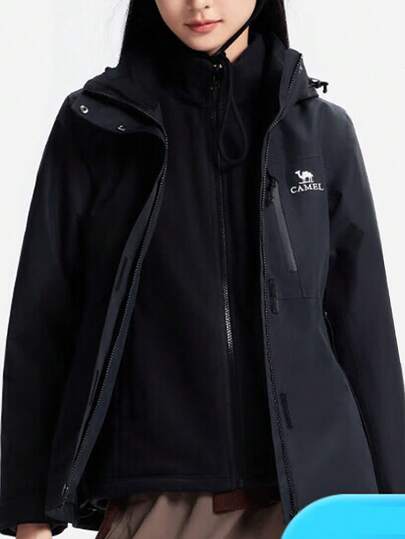 CAMEL CROWN Women's Hardshell Waterproof Outdoor Hiking Jacket