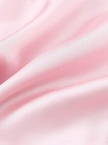 DEEKA New Sexy V-Neck Satin Slip Backless Dress, Elegant Party Cocktail Gown - Baby Pink - View 7