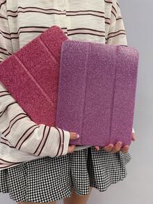 Ayotu 1 Funda personalizable para tableta/teléfono con brillo y triple pliegue, compatible con todos los modelos de iPad, con soporte, con portaplumas, de carcasa dura resistente a los arañazos, ultra delgada y ligera para protección, 2025phonecase - Impresión a una sola cara - Ver 10