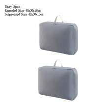 拉链压缩袋羽绒被收纳袋家用衣物被子毛毯棉被压缩整理袋旅行学校行李箱袋 - 彩色 - 查看 18