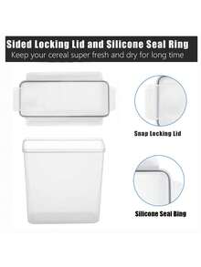 Food Organizer Bins - Black and White - View 8