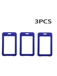 Badge Holders - Double-Sed Vertical Hard Plastic Cases For Secure Display Of S Cards Key Cards Licenses & Passes - Perfect For Office School & Everyday Use Christmas Gifts Gift Thanksgiving Card Holder Card Holder Wallet Business Card Holder Credit Card Holder Id Card Holder For Women For Men Card Wallet - Multicolor - View 9