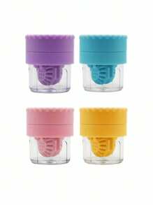 Máquina limpiadora de lentes de contacto, limpiador científico de lentes de contacto con rejilla giratoria para eliminación de proteínas, para uso doméstico - Ver 7