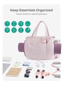 Versatile Multi - Color Tote Bag With Bow – Chic Design, Roomy Compartments, Fits Work, Shopping & Travel & Daily Errands - Black - View 3