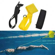 Swim Training Resistance Parachute - Durable Nylon Material, Adjustable Straps And Handles, Mixed Color Design, Water Resistance Band, Auxiliary Equipment To Improve Swimming Speed And Strength, Suitable For Pool Training, Swimming Exercise And Outdoor Sports, Indoor And Outdoor Sports Equipment, Compact Storage, Stable Performance, Water Fitness Equipment, Essential For Swimmers, Swimming Training Gear, Ideal For Fitness Enthusiasts And Swimmers, Portable Swimming Accessory