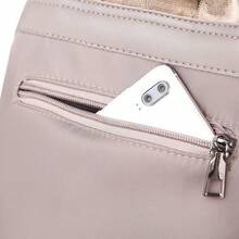 Women's Outdoor Simple Oxford Zipper Backpack Multi-Purpose Travel Bag - Multicolor - View 6