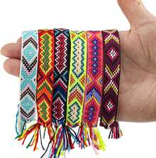 Women String Bracelets - No. 2 (mixture Of 12 Colors) - View 4