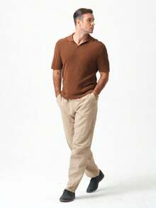 SHOESMALL Men's Retro Oxford Suede Business Casual Black Dress Shoes Plain Toe Oxfords Classic Formal Derby Shoes - 黑色 - 查看 4