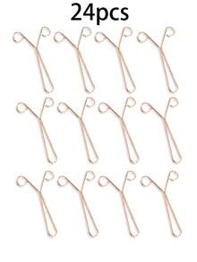 24pcs/12pcs/8pcs/4pcs Invisible Y-Shaped Waist Cincher Clips, Waist Clips No Sewing No Nails, Pants Waist Reducer, Sleeve Cuff Adjuster, Curtain Clips, Clothing Length Shortener Clips, Suitable For Daily Life, Clothes, Skirts, Headscarves, Various Scenarios (Note: This Product Is Only Suitable For Clamping Clothing With A Thickness Of 1.0 Cm. If The Thickness Exceeds This Value, The Operation Will Become Difficult)