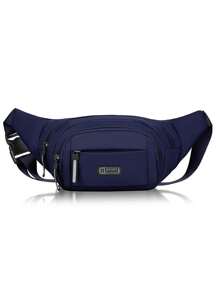 Men's Fashion Multi-Pocket Casual Sports Waist Bag, Travel Crossbody Chest Bag Large Capacity Chest Bag, Autumn College Men's Bag Waist Bag Crossbody Bag Fun Gift Holiday Thanksgiving Men's Gift Vacation Hiking Men's Bag Shoulder Bag Hobo Bag Travel Essentials Holiday Essentials Summer Back To School Waist Bag Backpack Waist Bag Spring School Supplies