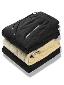 Große Größen Dicke thermisch gefütterte Hosen für Damen im Winter