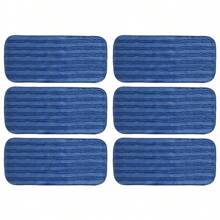 1/2/4/6pcs Replacement Pads For Wet Jet Mop: New Cationic Material, Microfiber, Machine Washable, Essential Kitchen Cleaning Tool, Suitable For All Floor Types, Back To School, Halloween, Christmas