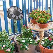 Solar Powered Automatic Drip Irrigation Kit 1500mAh Battery Timed Self Watering System IP65 Waterproof Supports 10 Potted Plants For Balcony Garden Vegetable Patch Hanging Baskets - 黑色 - 查看 7