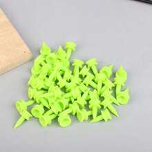 10Pcs/Pack Professional Golf Tees Castle Green Golfer Accessory Plastic Golf Tees Perfect For Teeing The Ball