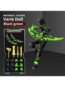 1 套 - 全新升级关节人偶 - 儿童组装玩具 - 儿童积木娃娃 - 可变化娃娃 - 积木组装娃娃 - 全关节可动娃娃模型 - 带展示架 - 多种武器 - 积木玩具 - 缝合玩具、旅行玩具、课堂坐立不安玩具、迷你物品、沐浴玩具、圣诞文具、减压球 - 生日礼物 - 复活节礼物 - 圣诞礼物 - 完美礼物 - 礼物 - 儿童玩具 - 彩色 - 查看 10