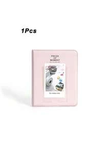 Album photo de 64 pochettes compatible avec les appareils photo instantanés mini 12/11/9, album de rangement durable à grande capacité, livret de stockage photo multicolore