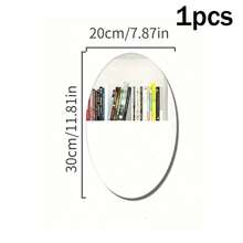 1pc/4pcs Cute Cat Shaped Mirrors, Square, Oval, Round, Arch Mirrors, Decorative Wall Stickers, Acrylic Material, Self-Adhesive Mirrors, Suitable For Bedroom, Living Room, Bathroom, Girls Room, Home Wall Decor