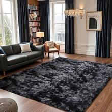 Grauer teppich wohnzimmer, ochfloriger Wohnzimmerteppich, großer Teppich zur deko wohnzimmer, superweicher und flauschiger moderner teppich schlafzimmer, plüschiger Innenteppich für die moderne Wohnraumdekoration, Ein weicher Schlafzimmerteppich ist das perfekte Geschenk zum Muttertag.