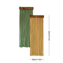 1pc Handmade Bohemian Style Tapestry Wall Hanging, Decorative Wall Blanket For Living Room, Bedroom, Office, Nursery With Tassels, Minimalist Wood Board Background ,Room Decor, Home Decor, Room Stuffs ,Wall Arts, Flags For Room, Tapestry, Wall Tapestry - As Shown In the Figure - View 6