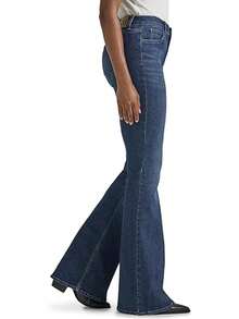 Women's Legendary Mid Rise Flare Jean High Waisted Bell Bottom Jeans For Women Flare Jeans For Women Stretch Wide Leg Jeans