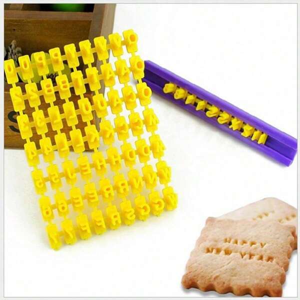 Ceramic Art Letter & Number Polymer Clay Sculpting Tools, Embossing Molds, Sealing DIY Embossed Clay Solid Rod Tools