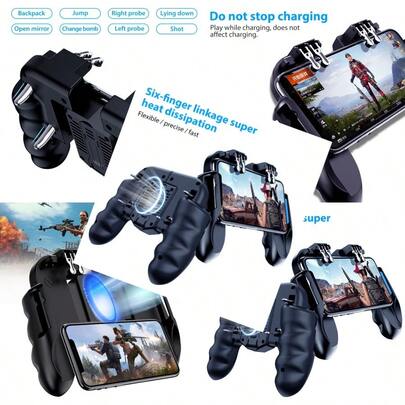Mobile Phone Game Controller Gamepad Joystick W Cooling Fan For IOS Android