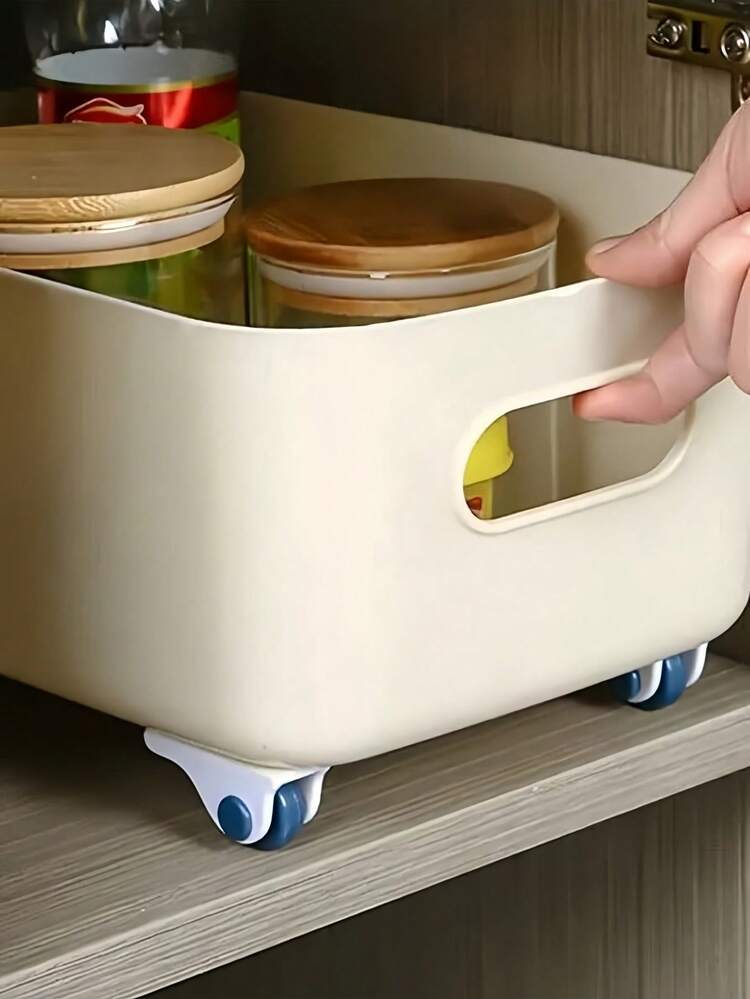 1/2 件 [耐用粘性滑轮] 4 件/套粘性滑轮，适用于学校和家庭 - 易于使用且耐用的脚轮，适合储存和运输 - 彩色 - 查看 3