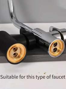 这款现代黑色塑料单把手面盆龙头采用方形单孔设计，可混合冷热水。它由耐用的ABS塑料制成，表面为哑光黑色，并配有G1/2螺纹连接。 - 彩色 - 查看 11