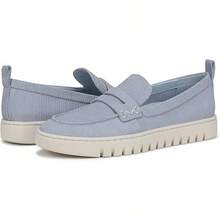 Mocasín Uptown para mujer de Vionic - Ante Blue Mist - Ver 6